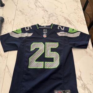 NFL Kids Navy and Lime Green Jersey